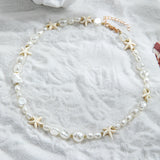 Beach Style Turquoise Starfish Necklace