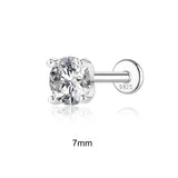 Moissanite Ear Stud Earrings For Women