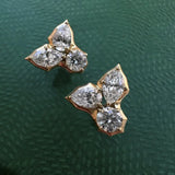 Stone Stud Earrings for Women