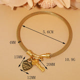 Stainless Steel Gold Plated Bracelet Women's Jewelry