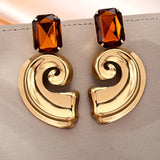 A Pair of European and American Women's Earrings