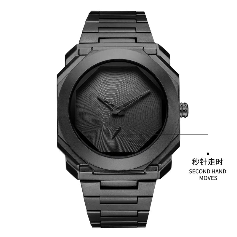 Men Luxury Stainless Steel Waterproof Wristwatches