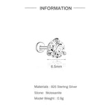 Moissanite Ear Stud Earrings For Women