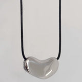 Heart Pendant Women Chain Necklace