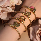 Stainless Steel Gold Plated Bracelet Women's Jewelry