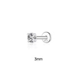 Moissanite Ear Stud Earrings For Women