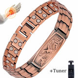 Eagle Emblem Copper Magnetic Bracelet