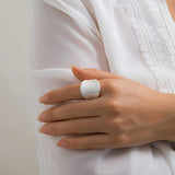 Chunky Big Gold Silver Color Rings for Women and Men