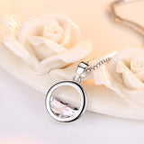 Silver Gold Plated Necklace Single Sparkling Chain for Women