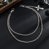 Punk Style Metal Fashion Cross Waist Chain