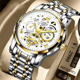 Men Light Luxury Wristwatches Waterproof