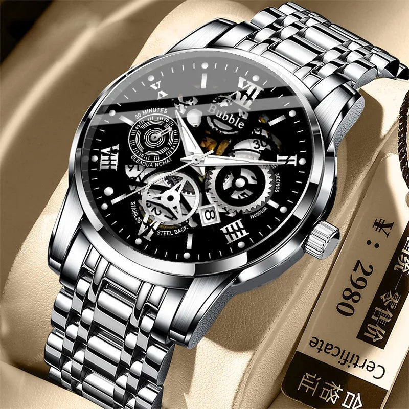 Men Light Luxury Wristwatches Waterproof