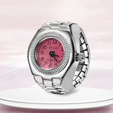 Ring Watch Finger Circular Dial Couple Men and Women