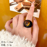 Wide Large Chunky Rings for Women