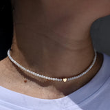 Natural Heart Fashion Stainless Steel Necklace for Women