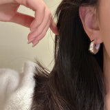 Silver Circle Handmade Earring Jewelry