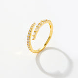 ANDYWEN Women 100% 925 Sterling Silver Resizable Ring 2024 Fine Jewelry Anniversary Wedding Party Jewelry