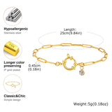 Anklet for Women Chain Gold Plated Leg Bracelet