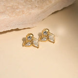 Stone Stud Earrings for Women