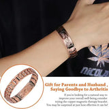 Eagle Emblem Copper Magnetic Bracelet