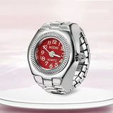 Ring Watch Finger Circular Dial Couple Men and Women