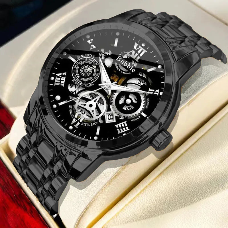 Men Light Luxury Wristwatches Waterproof