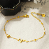 Fashion Heart Shaped Anklets for Women