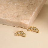 Stone Stud Earrings for Women