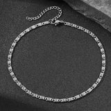 Stainless Steel Light Luxury Chain Anklet for Women Jewelry