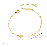 Fashion Heart Shaped Anklets for Women