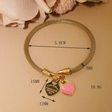 Stainless Steel Gold Plated Bracelet Women's Jewelry