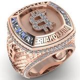 Fashion B Letter Shape Men's Ring