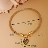 Stainless Steel Gold Plated Bracelet Women's Jewelry