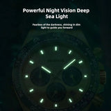 Men's Stylish Fashion Black and Gold Wristwatch
