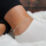 Stainless Steel Snake Chain Anklet For Women Gold Color