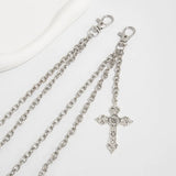 Punk Style Metal Fashion Cross Waist Chain