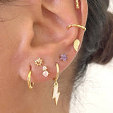Minimal Crystal Butterfly Ear Studs Earring